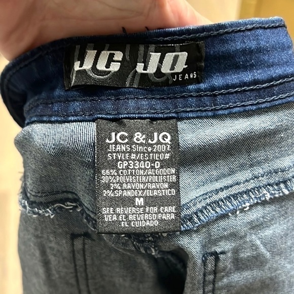 JC & JQ Funky Flare Jeans, Love the Feel & Stretch, Excellent Condition, M - Picture 5 of 10